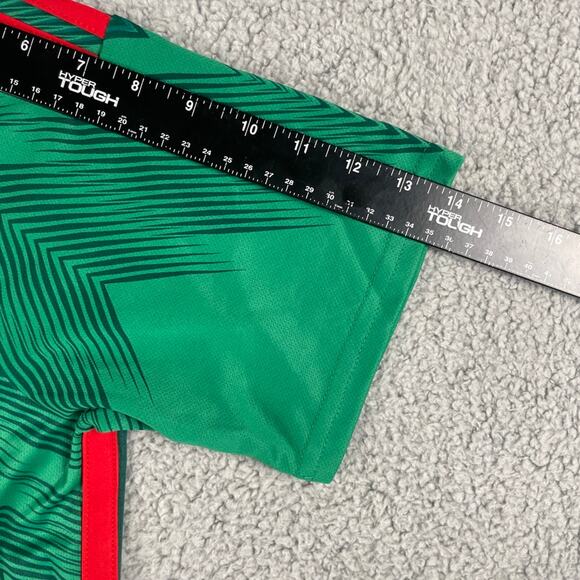Adidas Men's Medium Green Mexico 2022 Short Sleeve Home Soccer Jersey HD6899 - Picture 11 of 14